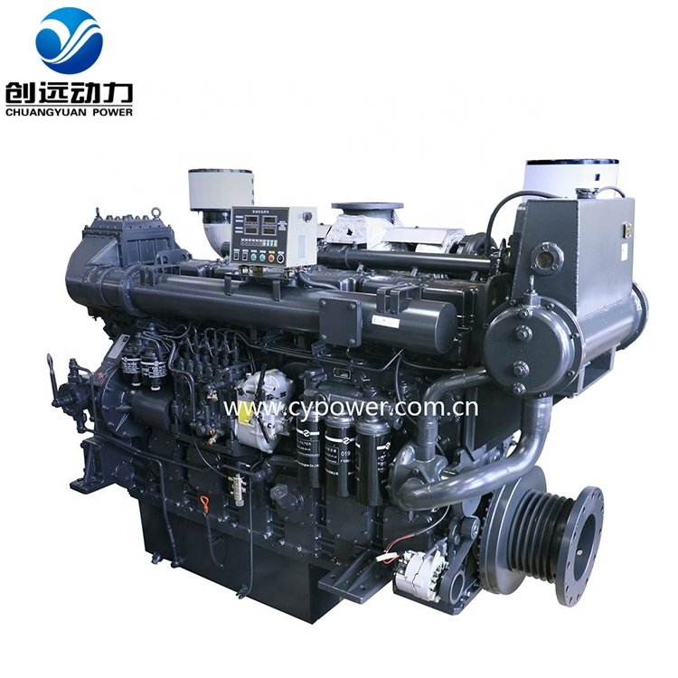 Made in China NEW SDEC Series Inline-4 6 Cylinders 24v Electric Start Ship Boat Marine 4 Stroke Engine for Repair
