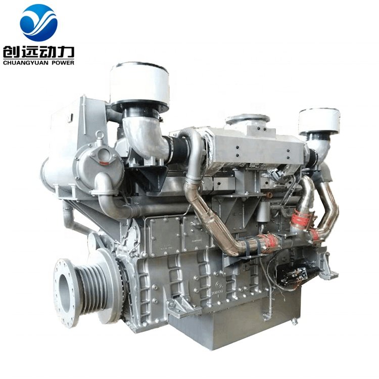 Made in China NEW SDEC Series Inline-4 6 Cylinders 24v Electric Start Ship Boat Marine 4 Stroke Engine for Repair