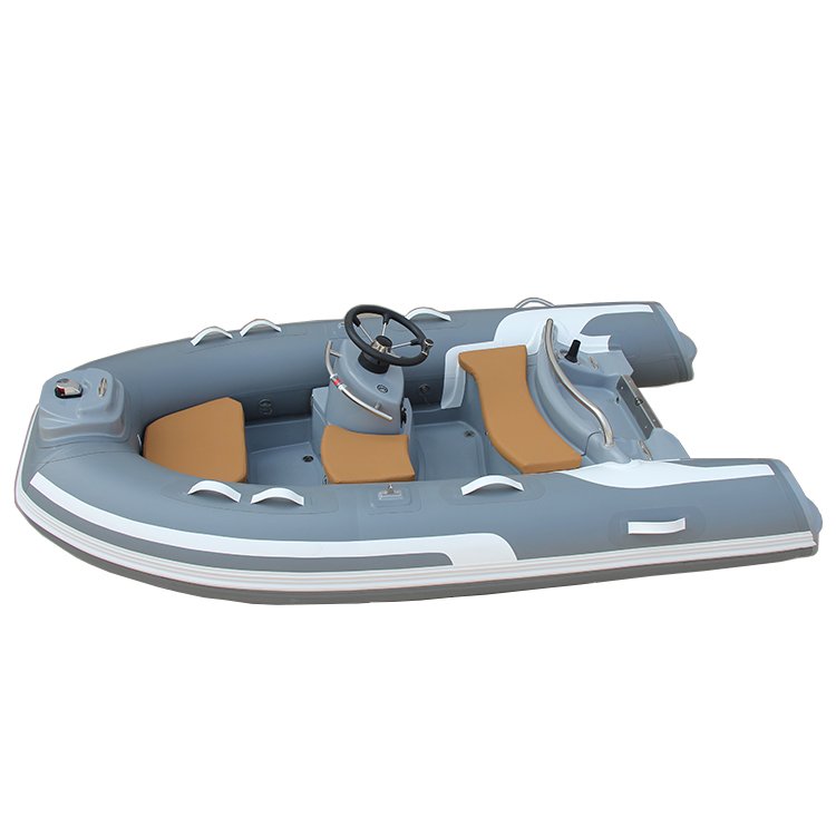 High Speed Fiberglass Hull Rigid RIB 300C Boat Hypalon/PVC Inflatable Dinghy Rowing RIB Boat for Fishing with Engines
