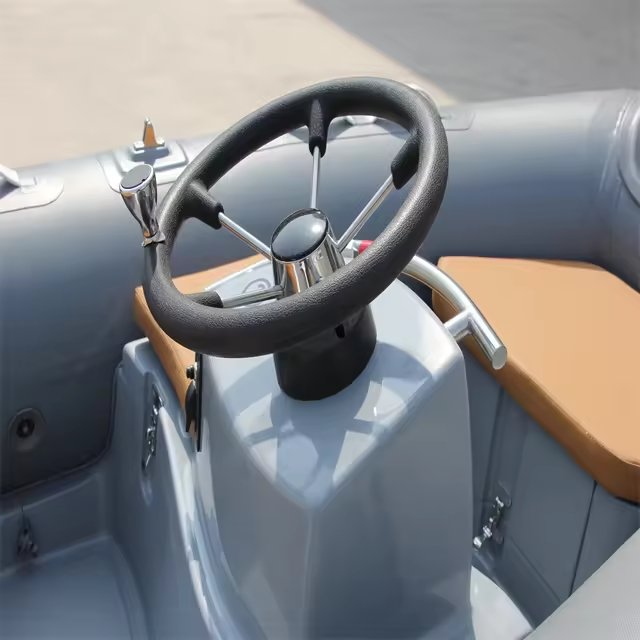 High Speed Fiberglass Hull Rigid RIB 300C Boat Hypalon/PVC Inflatable Dinghy Rowing RIB Boat for Fishing with Engines