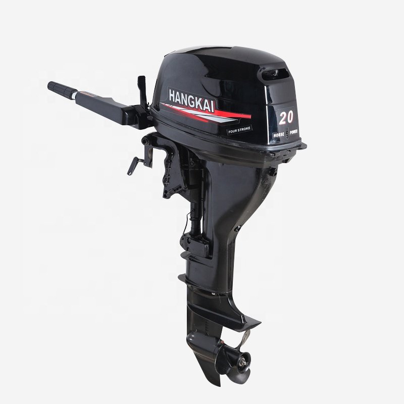 Hot Sale Hangkai 4stroke 4hp Wind Cooled Top Quality Marine Motor Outboard Motor Marine Boat Engine 4 Stroke Boat Engine