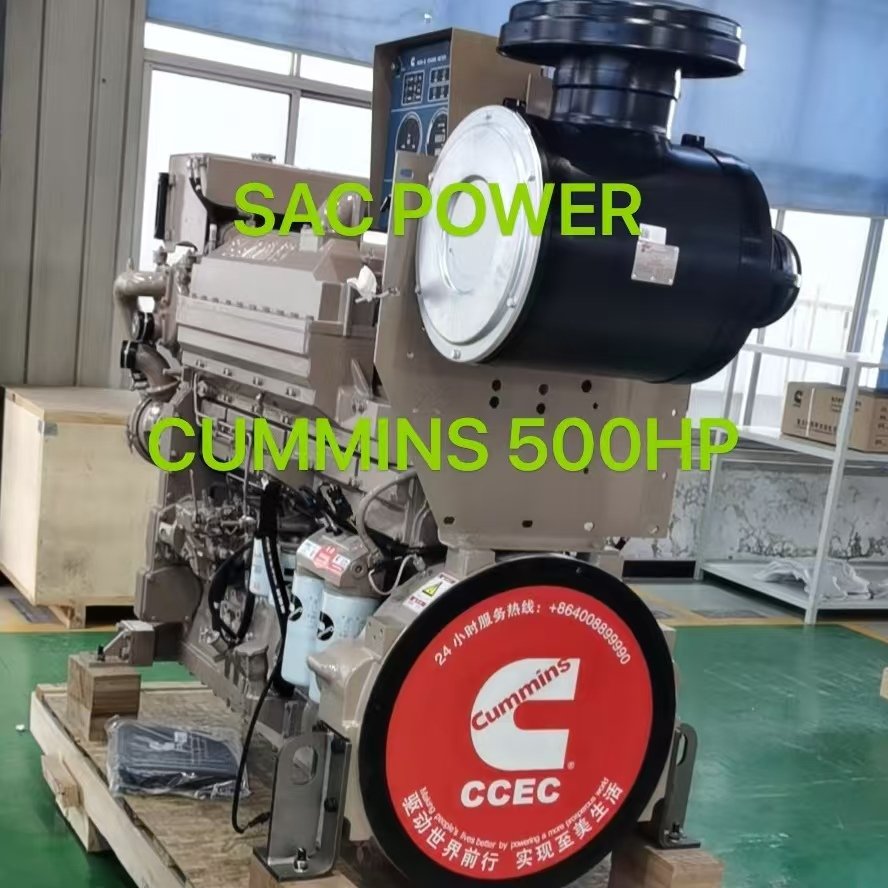 CCEC DCEC Cummins 500hp Water-cooled 6 Cylinders Boat Engine 500HP KTA19-M500 Marine diesel Engine Ship Engines