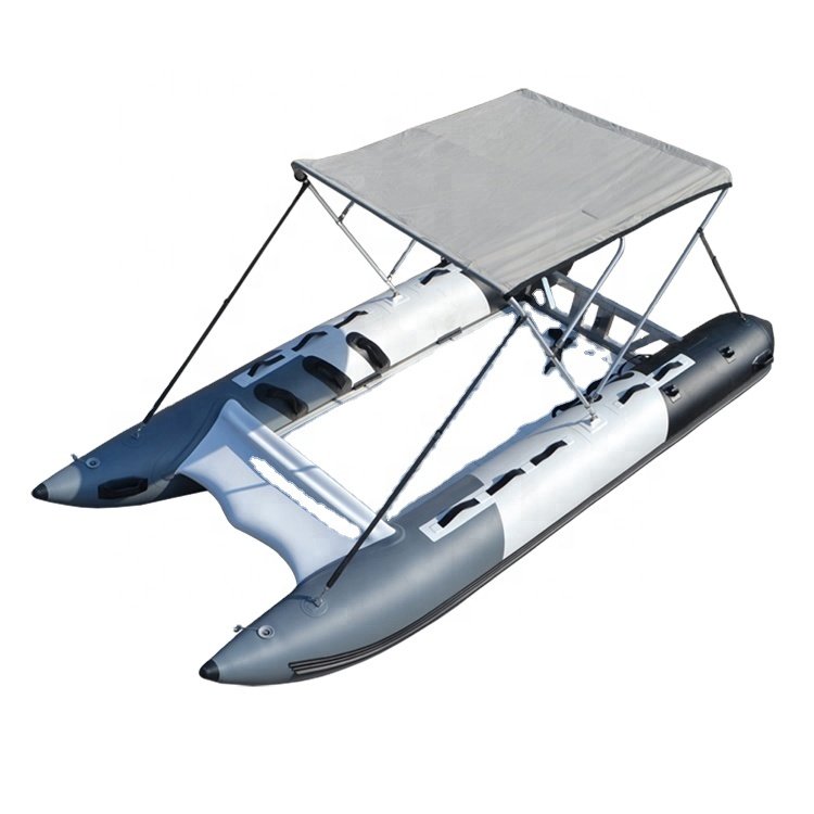 2024 Year New 6 Persons Aluminum Inflatable Boat Sailboat Thundercat Boat Race Catamaran for Sale