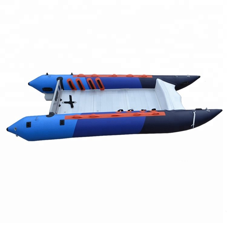 2024 Year New 6 Persons Aluminum Inflatable Boat Sailboat Thundercat Boat Race Catamaran for Sale
