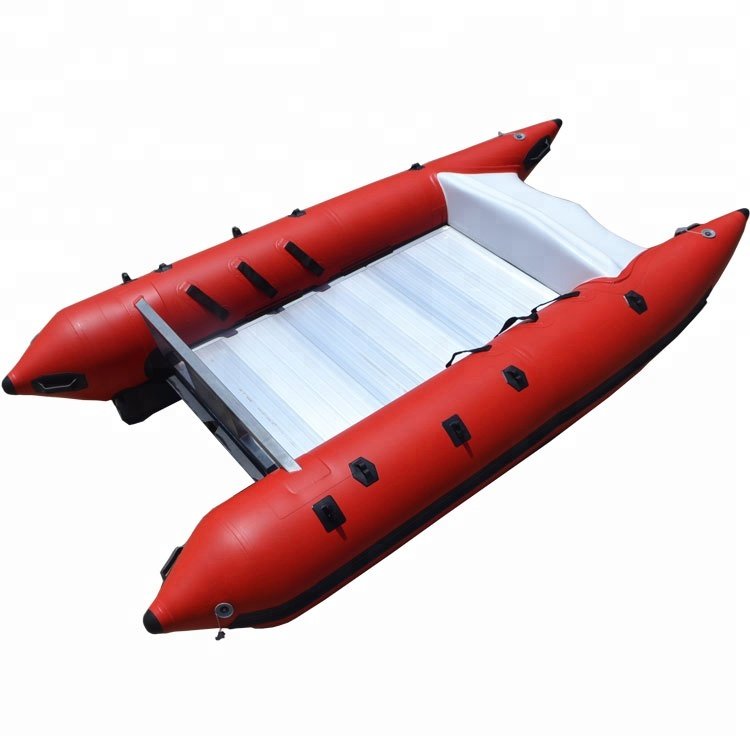 2024 Year New 6 Persons Aluminum Inflatable Boat Sailboat Thundercat Boat Race Catamaran for Sale