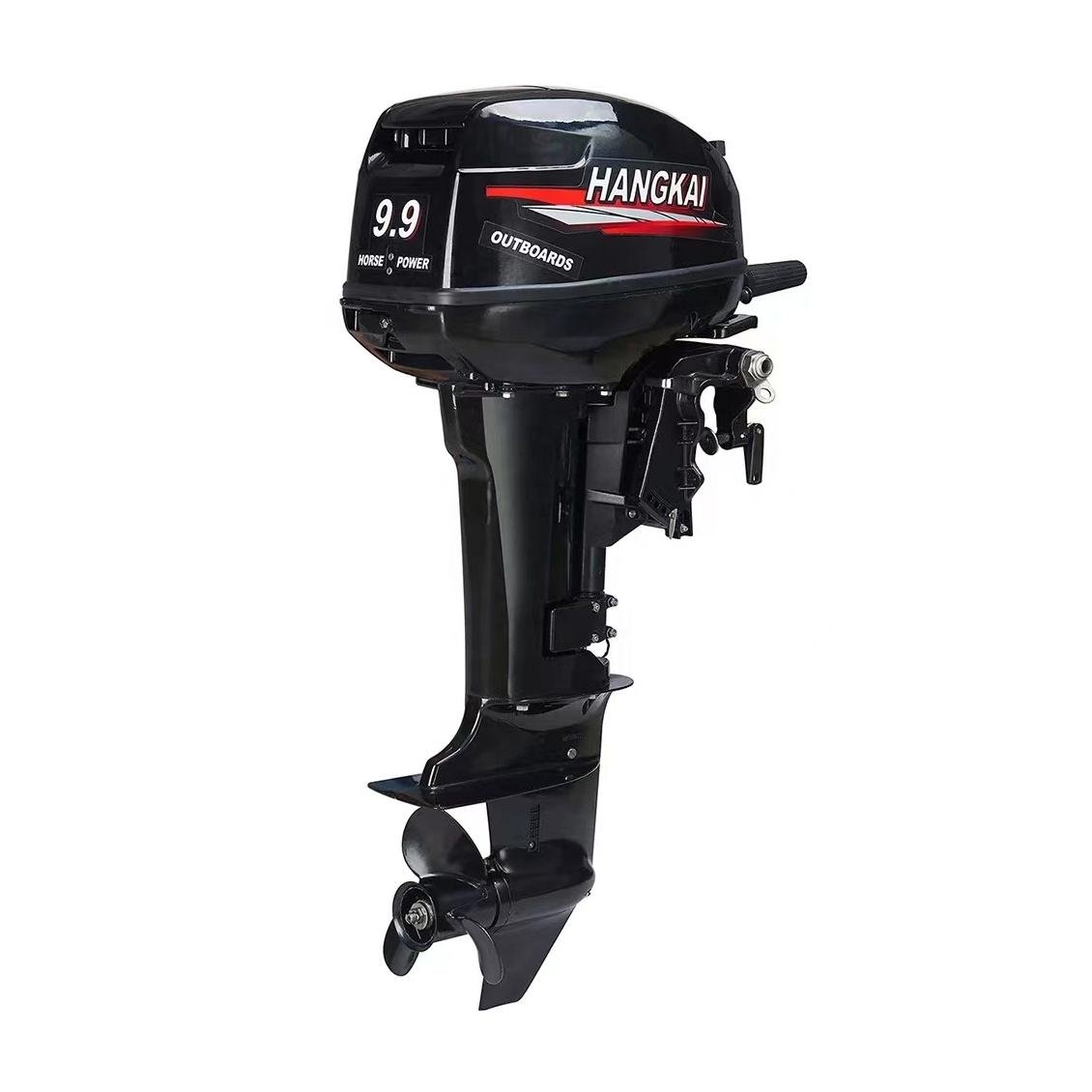 Low Price Motor Boat Engine HANGKAI 9.9HP 18HP 2 Stroke Gasoline Boat Engine 2Stroke Outboard Motors for Sale Yamaha Avalibale