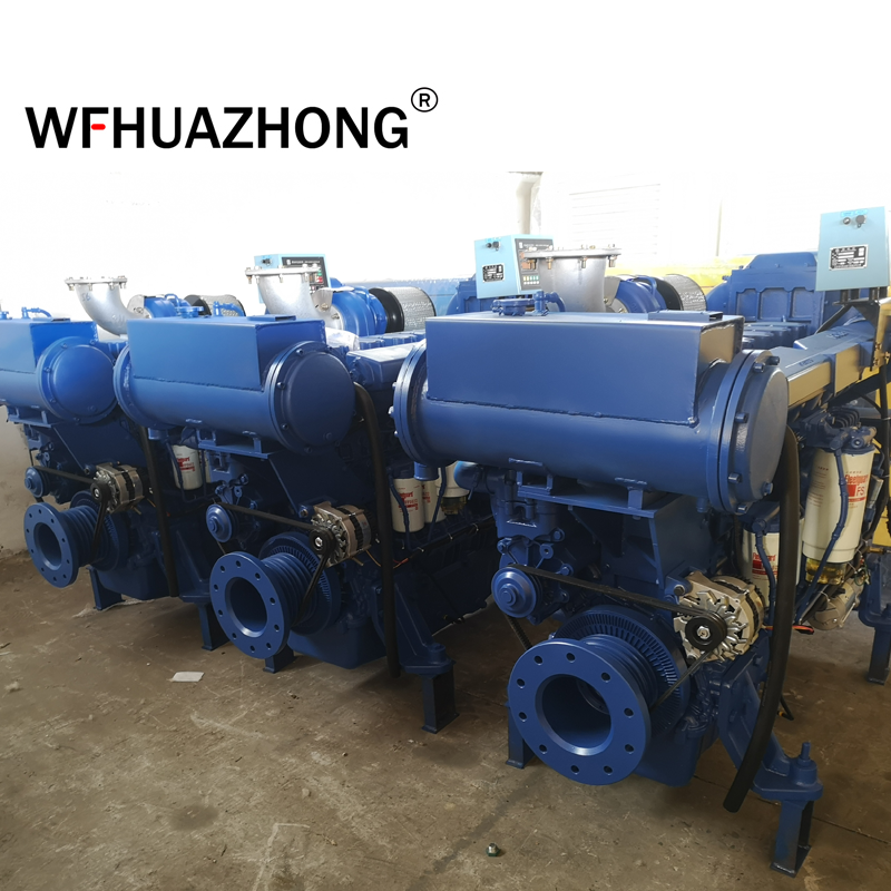 Factory Supplied 90hp 100hp 400hp 500hp Ricardo Series R4105ZC Marine Engine diesel with Gear Box