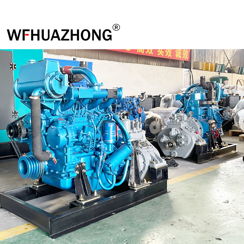 Factory Supplied 90hp 100hp 400hp 500hp Ricardo Series R4105ZC Marine Engine diesel with Gear Box