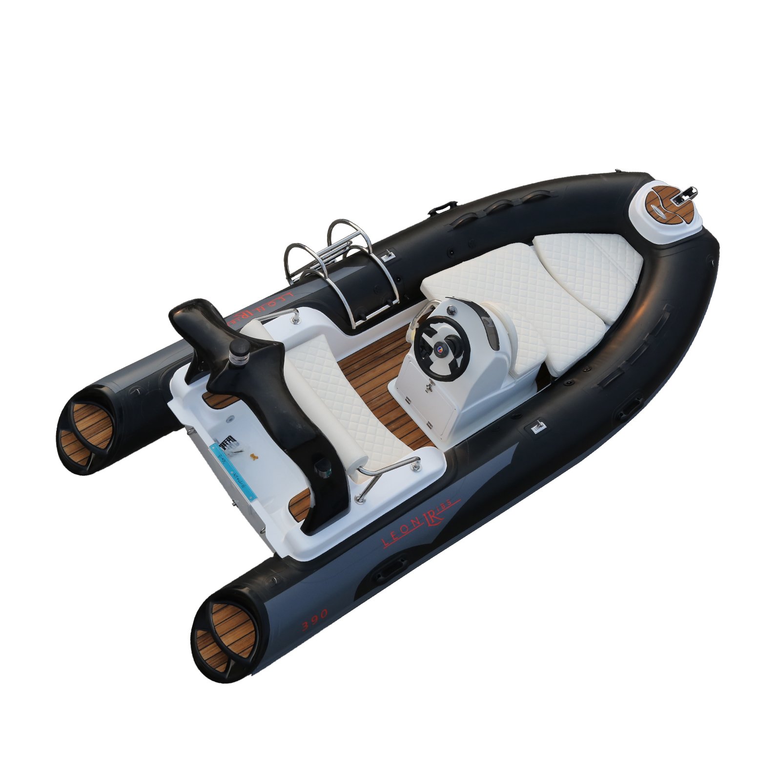 CE Certified 3.9m Fiberglass Rigid Inflatable Motor Boat with Outboard Engine for Drifting and Fishing Sale Offered
