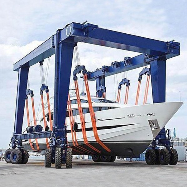 30 Ton 50 Ton 100 Ton Cheap Mobile Marine Hoist Gantry Boat Lifting Cranes for Sale
