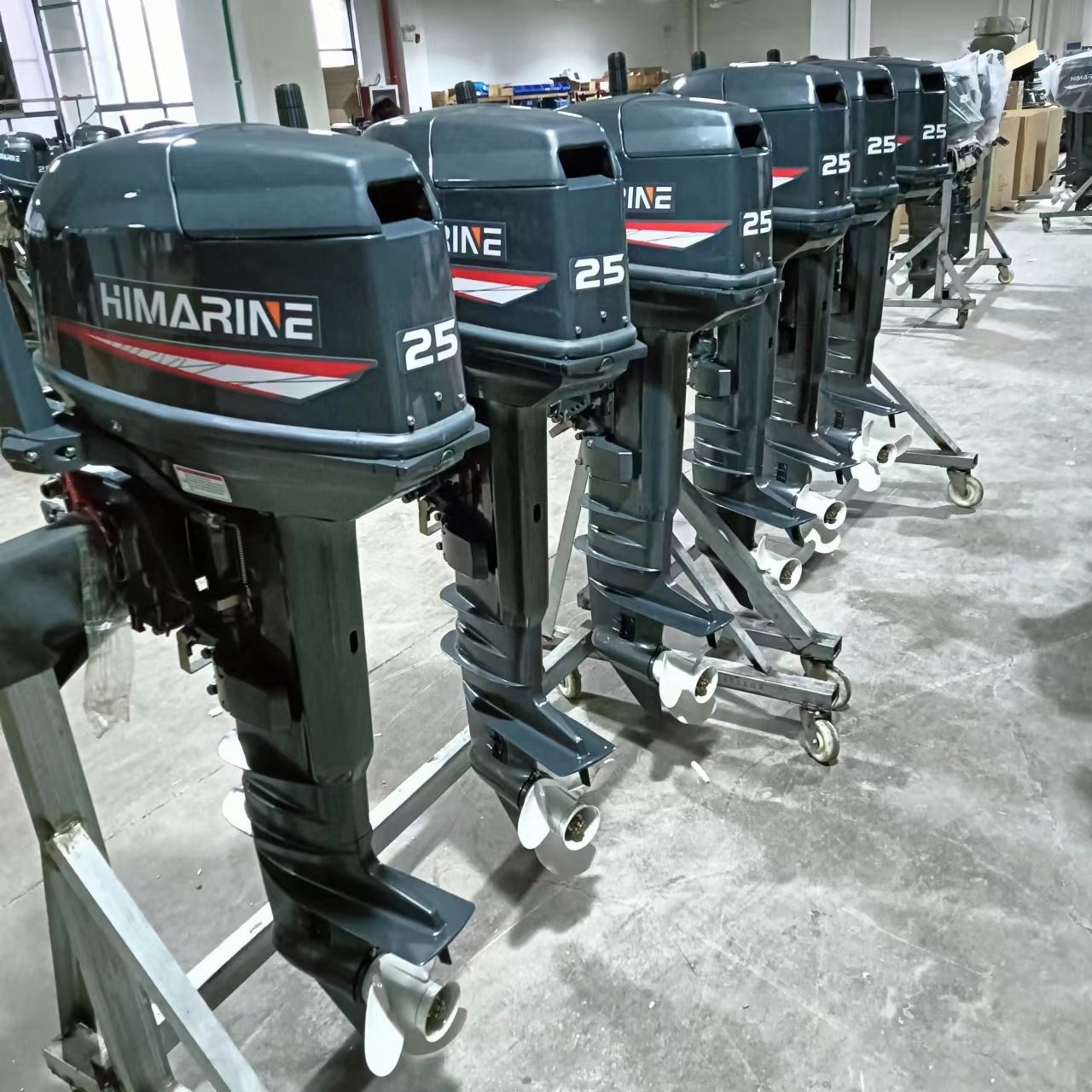 25HP HIMARINE Outboard Engine 2 Stroke Long Shaft / Short Shaft Boat Engines Marine Outboard Motor