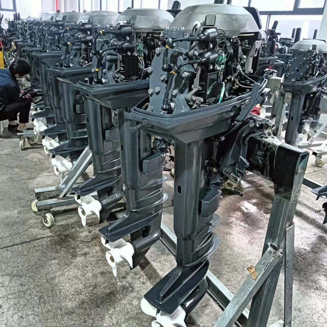 25HP HIMARINE Outboard Engine 2 Stroke Long Shaft / Short Shaft Boat Engines Marine Outboard Motor