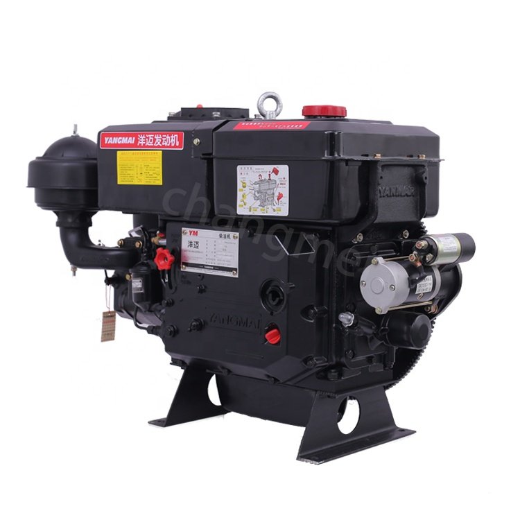 Changmei 32 HP Marine Boat Big Single Cylinder Diesel Engine Marine diesel Engine with Gearbox
