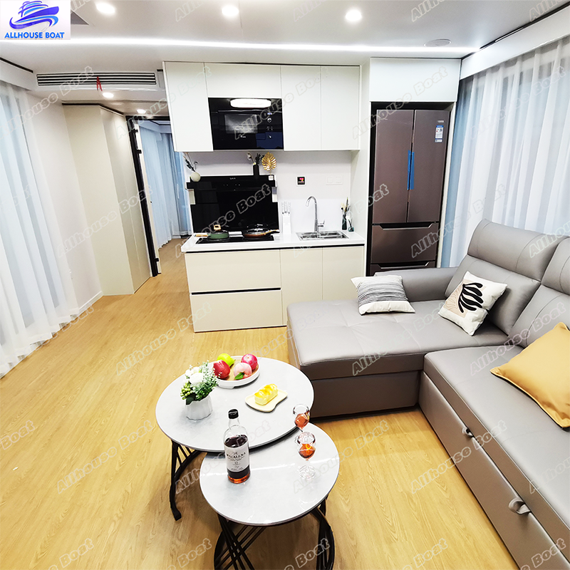 Luxury Floating Aluminum House Boat Luxury Yacht Resort Houseboat with High End Features Competitive Price Other Boats