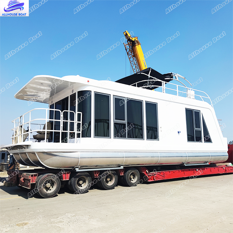 Luxury Floating Aluminum House Boat Luxury Yacht Resort Houseboat with High End Features Competitive Price Other Boats
