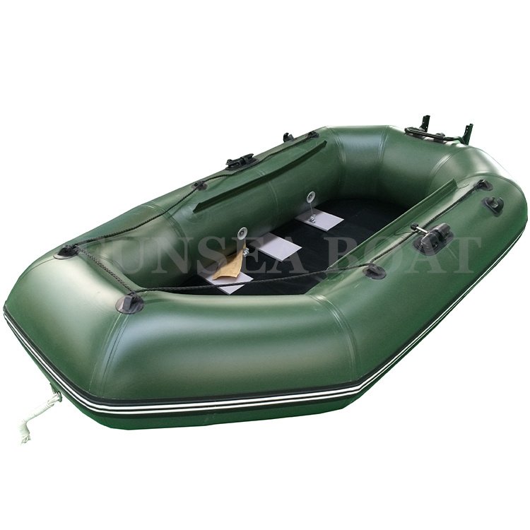 Markdown Sale Pvc Inflatable Fishing Pontoon Dingy with Engine Rubber Boat with Motor