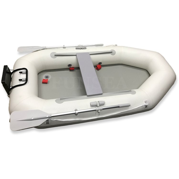 Markdown Sale Pvc Inflatable Fishing Pontoon Dingy with Engine Rubber Boat with Motor