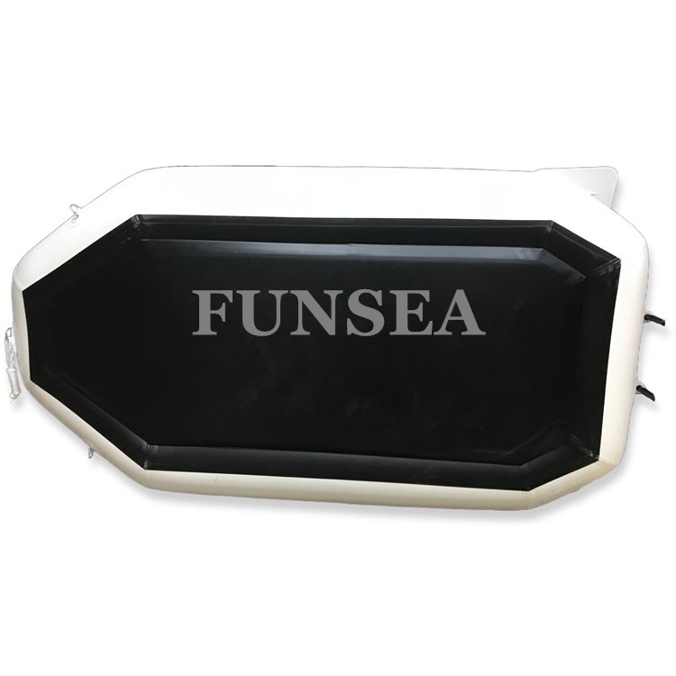Markdown Sale Pvc Inflatable Fishing Pontoon Dingy with Engine Rubber Boat with Motor