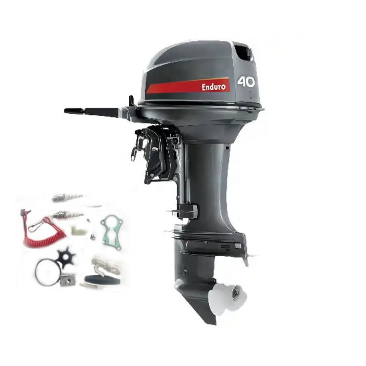 Yamaha New 40hp Grey 2-Stroke Outboard Boat Motor Gasoline Engine