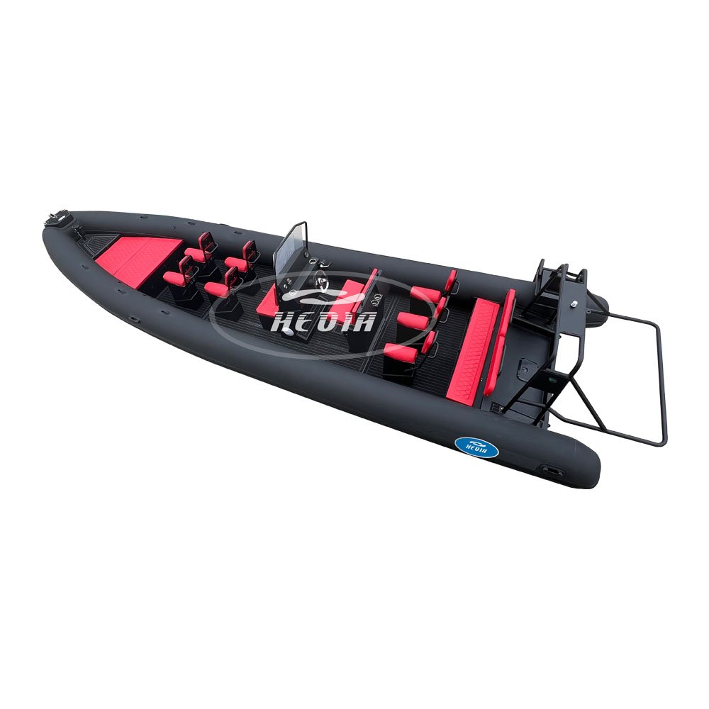 38ft 12m Aluminum Patrol Hypalon Sport Aluminum Rib Boat with Double 250HP Outboard Engine