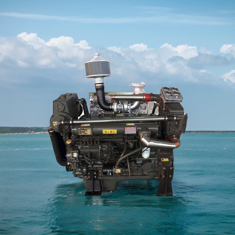 Ricardo 40 HP 60 HP 90HP 100HP Small Marine Diesel Engines with Gearbox Electric Start Water-Cooled for Machinery New Condition