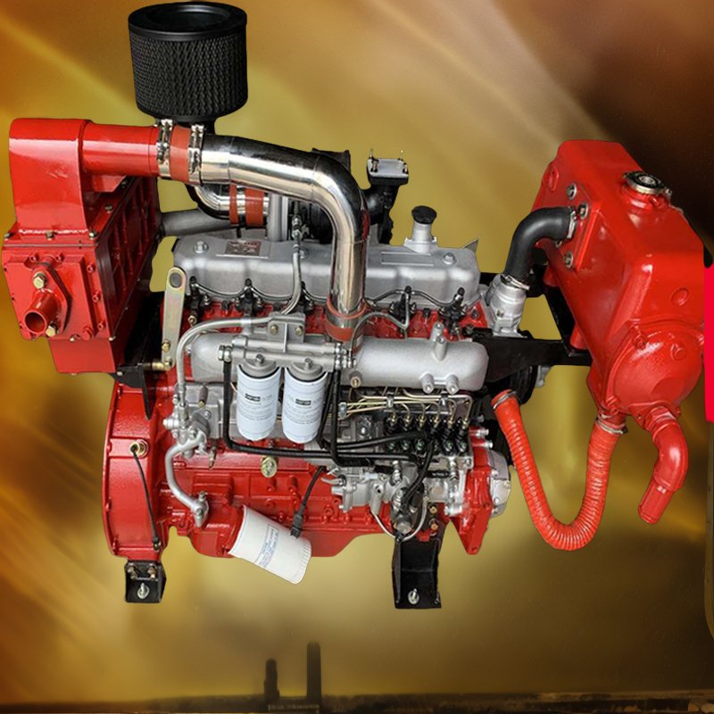 Ricardo 40 HP 60 HP 90HP 100HP Small Marine Diesel Engines with Gearbox Electric Start Water-Cooled for Machinery New Condition