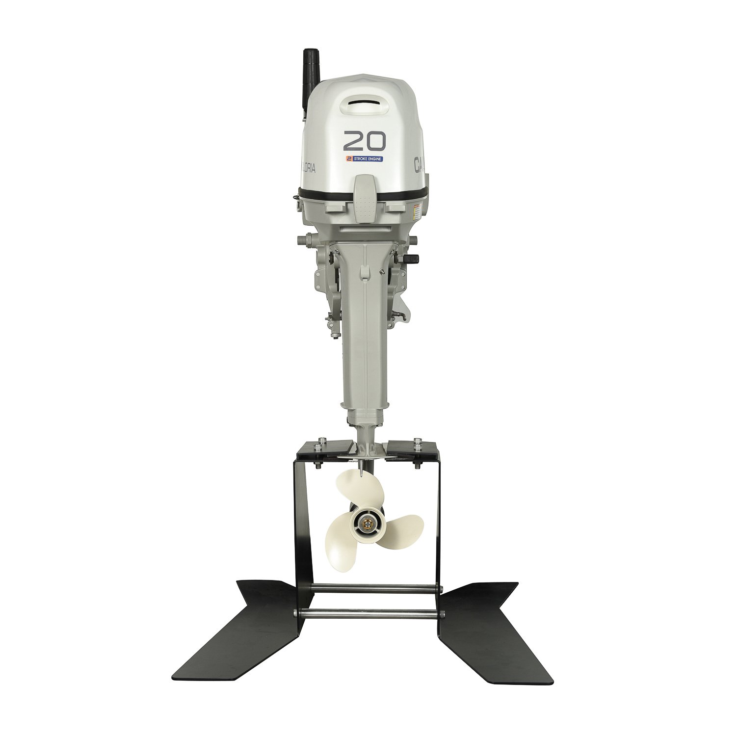 CG MARINE 20hp 2-stroke Gasoline Boat Engine & Outboard Motor T20 Water Cooling System with Manual Start