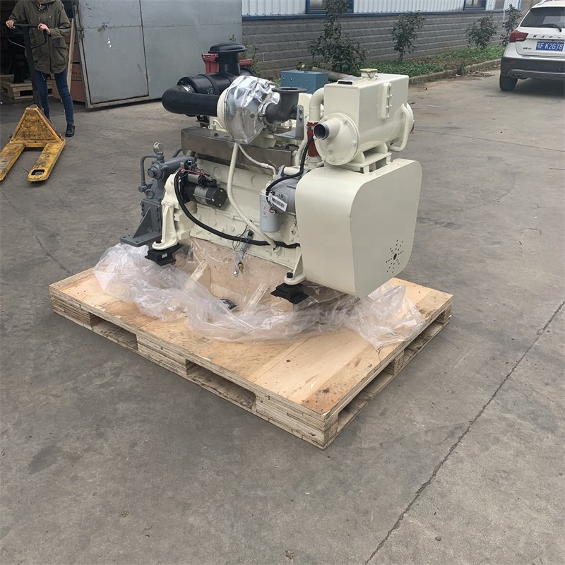 New 6BTA5.9-M150 DCEC Main Power Diesel Marine Propulsion Boat Engine with Gear Box Water Pump Essential Core Motor Components