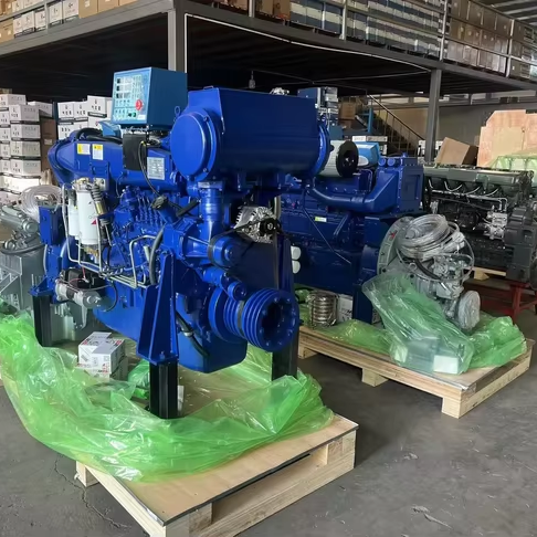 Reliable Good Condition 500HP Diesel Marine Engine WP13 High Performance Inboard Electric Fuel Low Maintenance for weichai