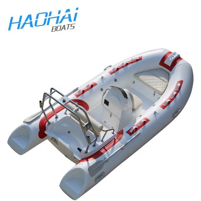 RIB390CL Luxury Yacht with Aluminum Center Console Fiberglass and Carbon Fiber Hull Outboard Engine Certified by CE
