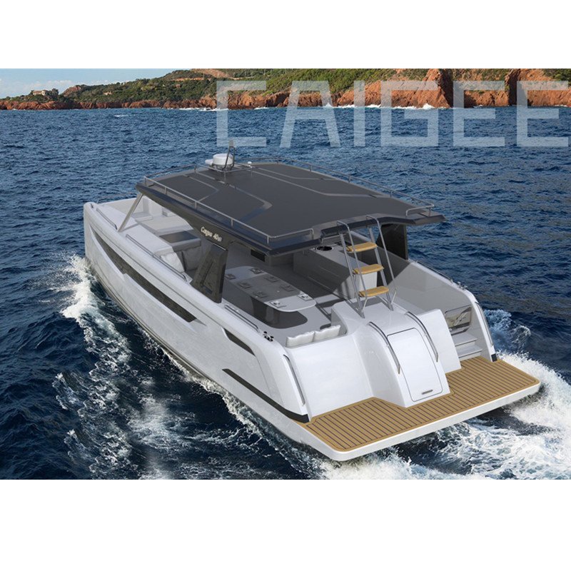 Luxury Catamaran Fishing Boat Custom Colors EVA/Aluminum PVC Rowing Yacht Leisure Yacht with Trailer from Chinese Factory