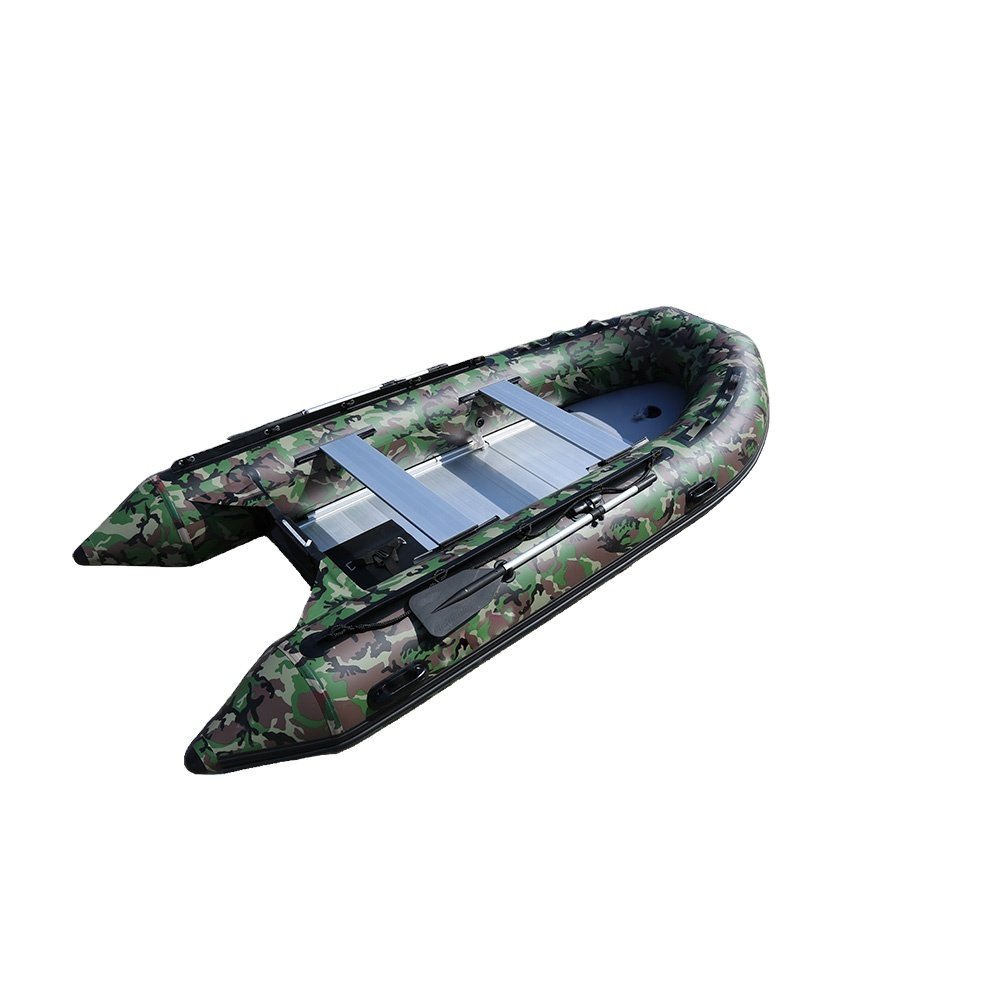 Wholesale Inflatable Boat with Aluminum Floor High Quality PVC Material Outboard Engine Combo Set Made in China Lower Price
