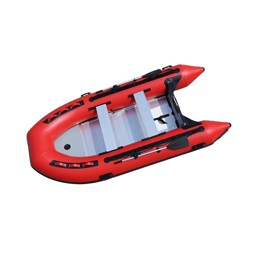 Wholesale Inflatable Boat with Aluminum Floor High Quality PVC Material Outboard Engine Combo Set Made in China Lower Price