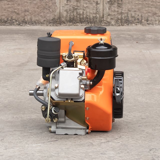 Single Cylinder 186F Air-Cooled 4 Stroke Diesel Engine 2.2kw Power Electric Start for Farm Machinery