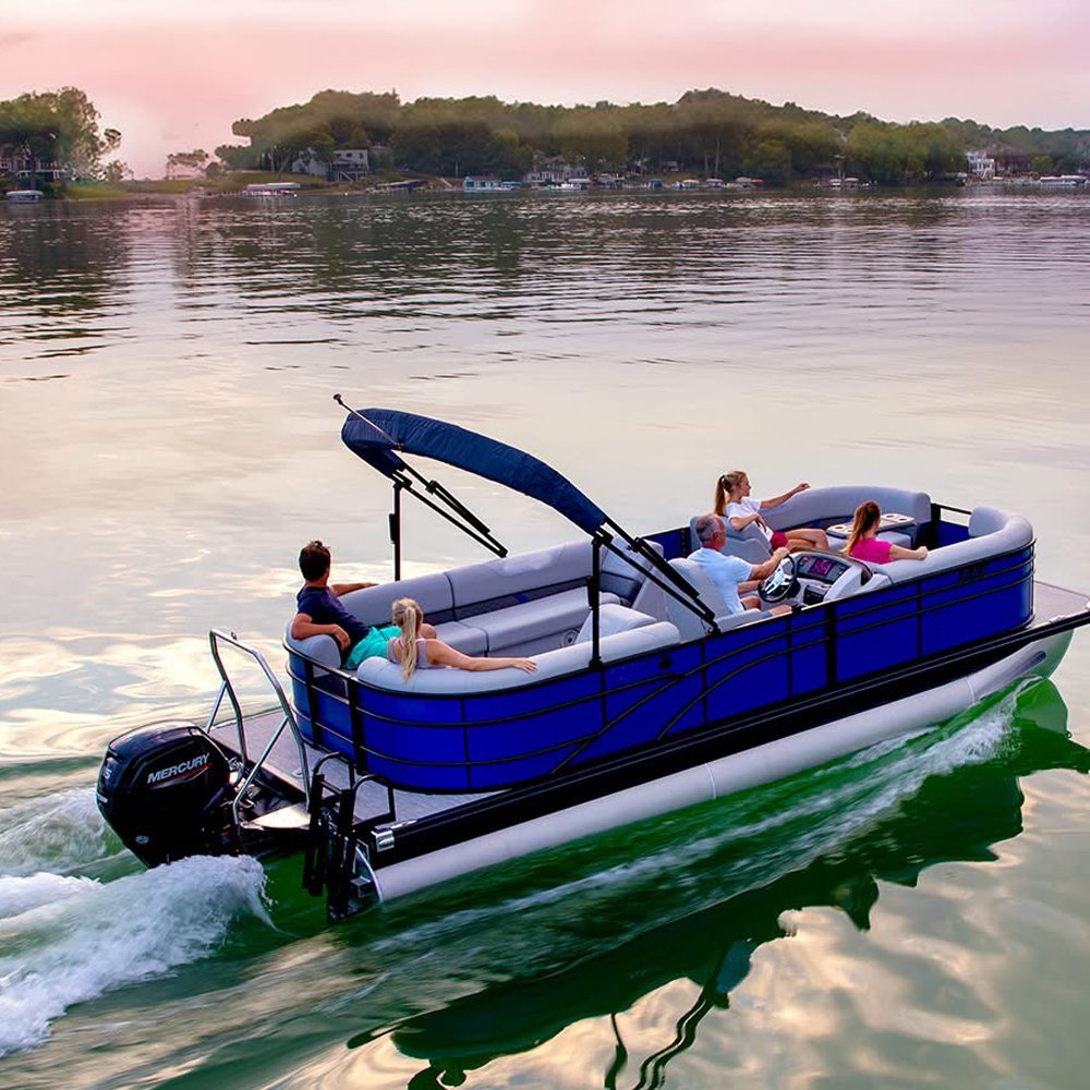 Catamaran Style Party Pontoon Boat with BBQ for Lake River