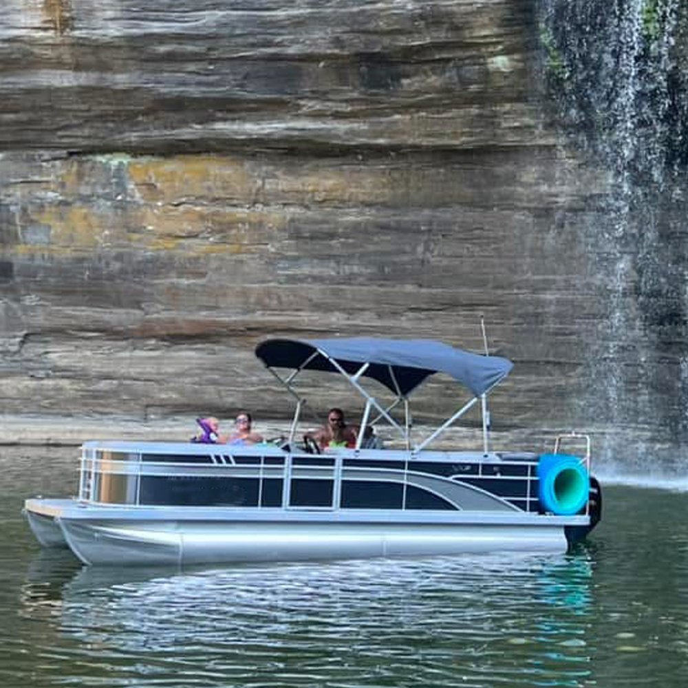 Catamaran Style Party Pontoon Boat with BBQ for Lake River