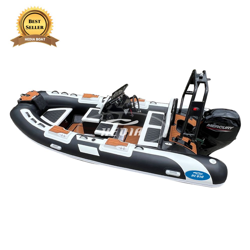 CE Certified 10ft Dinghy Pontoon Inflatable Rowing Sport Style Outboard Engine Rib Boat Combo Set Lake Fishing Rowing