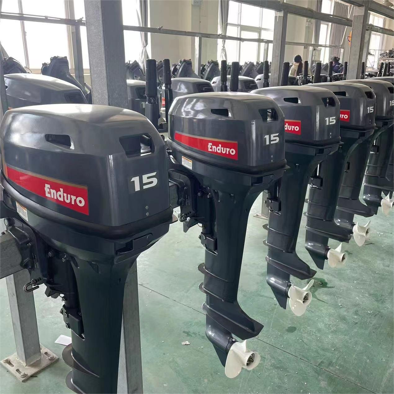 Outboard Engine 2 Stroke 15HP 6B4 Yamahas Enduro Gasoline Outboard Motor Boat Engine