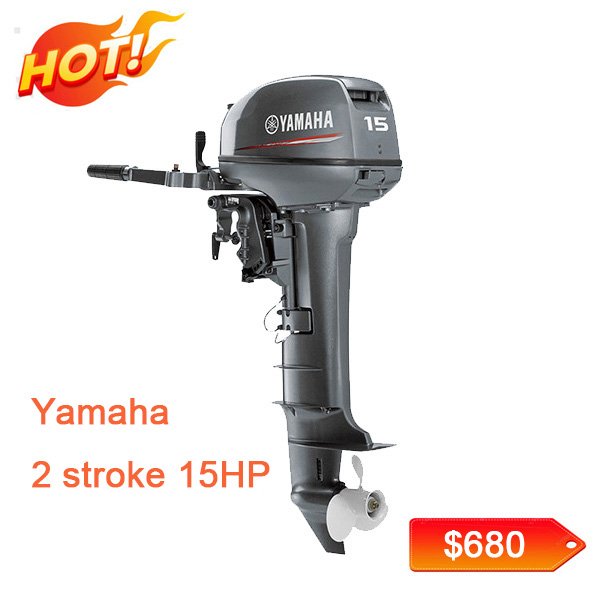 Factory Sales Yamaha New Small Tiller 4 hp Outboard Motor 2 Stroke 4HP 6HP 9.9HP 15 HP Engine for Inflatable Boat