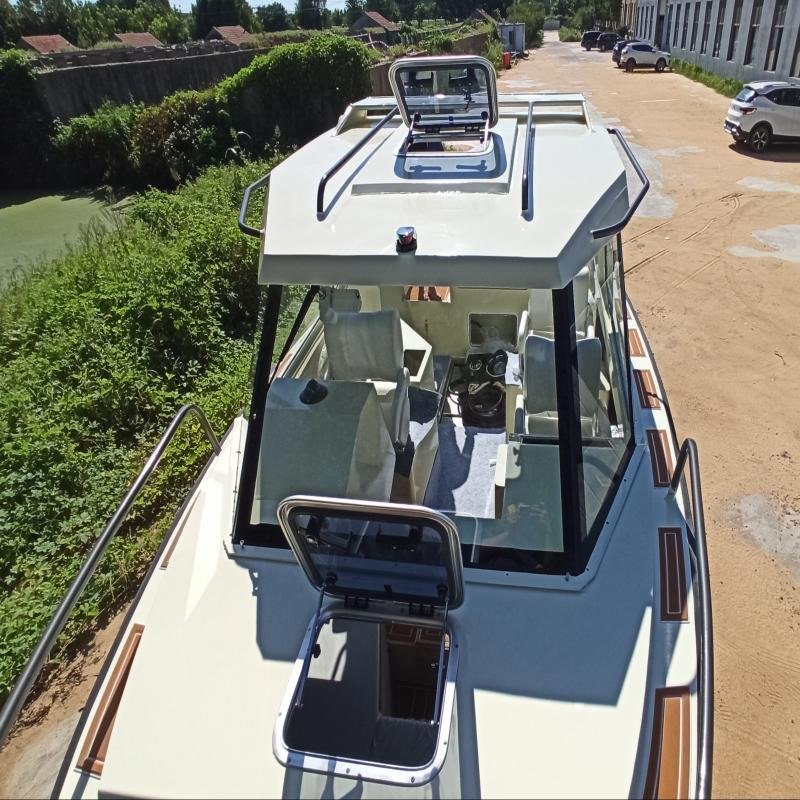 High Quality 6.2m Aluminum Sport Speedboat Outboard Engine Luxury Yacht Leisure Center Console Aluminum Fishing Cabin Boat