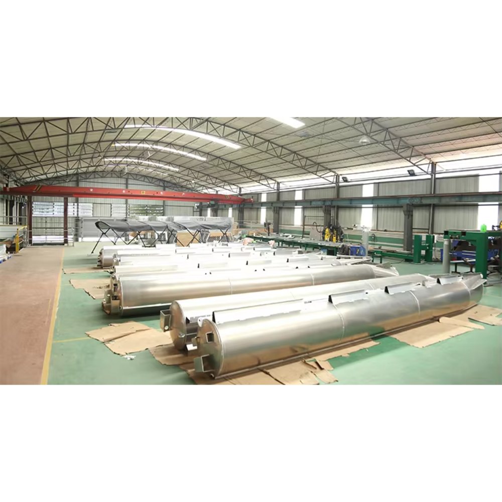 CNWAGNER 2025 Best Quality 40 Ft Aluminium Pontoon Boat Deck Parts Waterplay Crafts Accessories Tubes for Sale