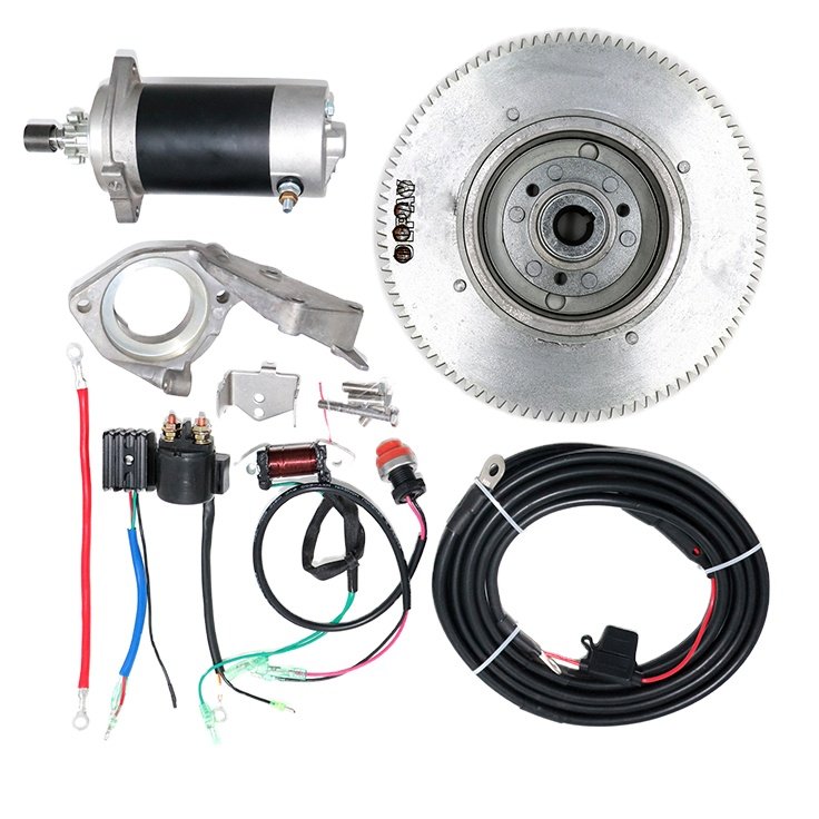 Electric Start Kit for YAMAHA T30 2 Stroke 30HP Boat Engine