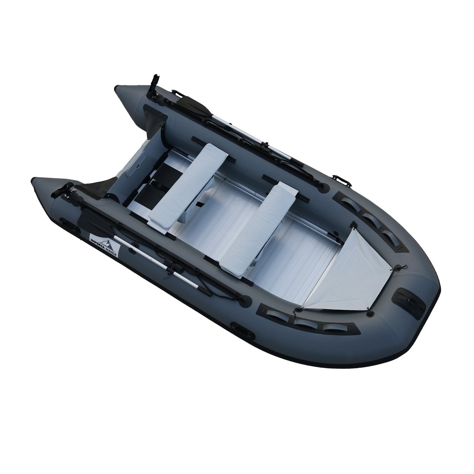 Fishing & Rowing Boat with PVC Inflatable Pontoon Sport Boat for Drifting in Ocean Waters Outdoor Activity
