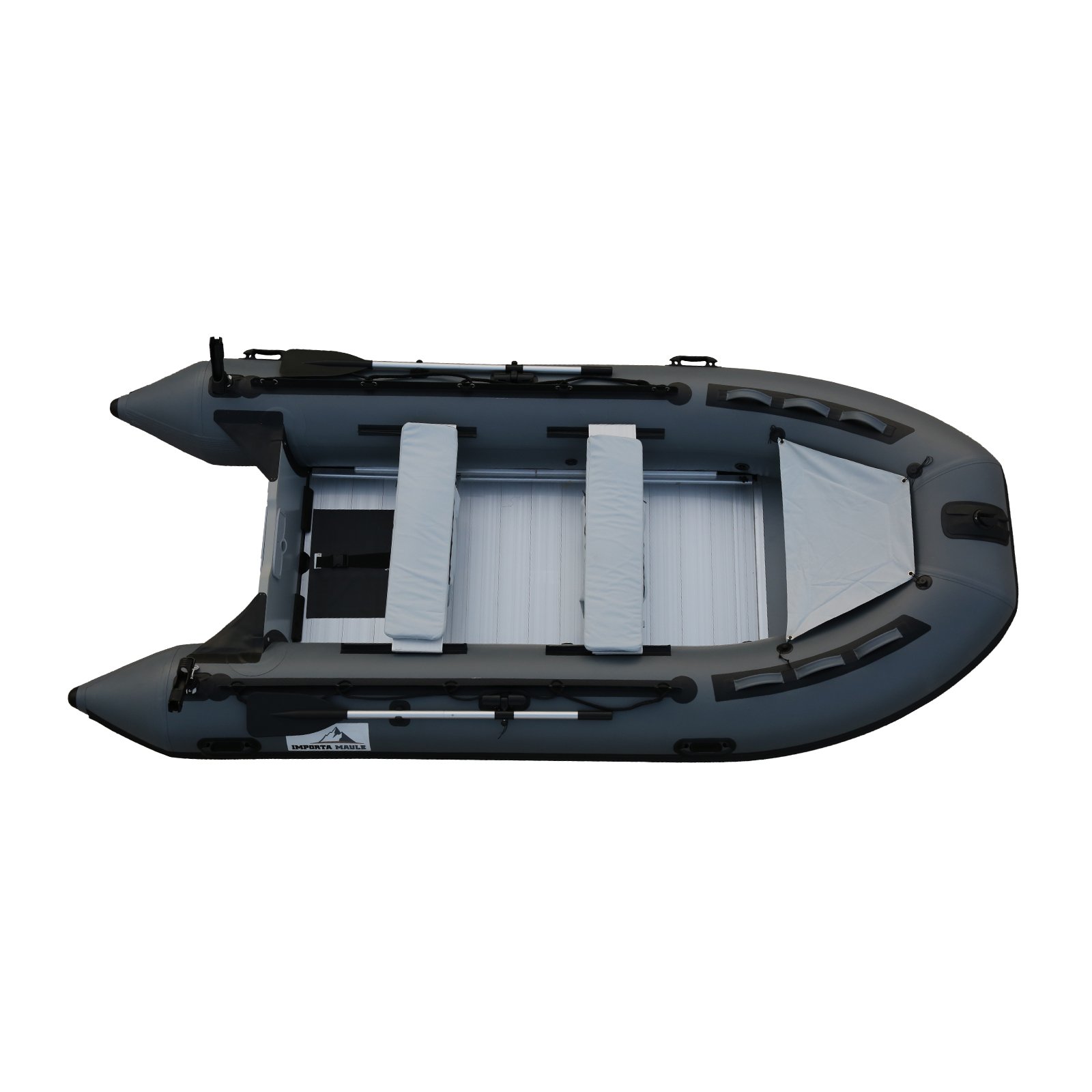 Fishing & Rowing Boat with PVC Inflatable Pontoon Sport Boat for Drifting in Ocean Waters Outdoor Activity