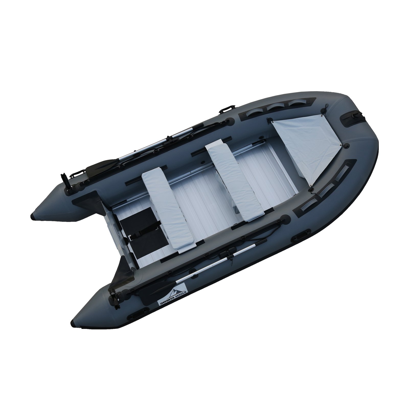 Fishing & Rowing Boat with PVC Inflatable Pontoon Sport Boat for Drifting in Ocean Waters Outdoor Activity