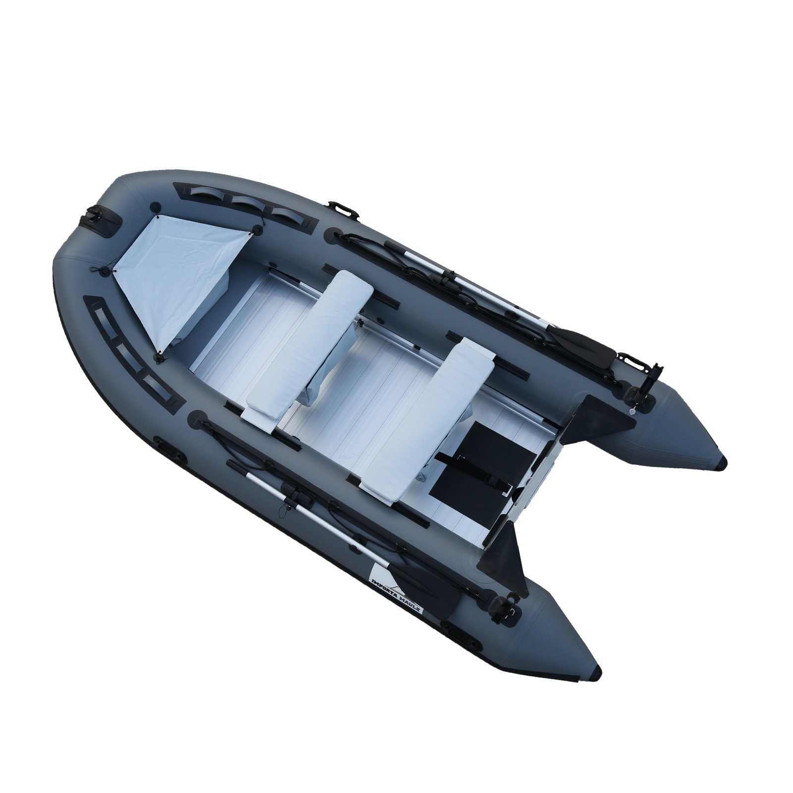 Fishing & Rowing Boat with PVC Inflatable Pontoon Sport Boat for Drifting in Ocean Waters Outdoor Activity