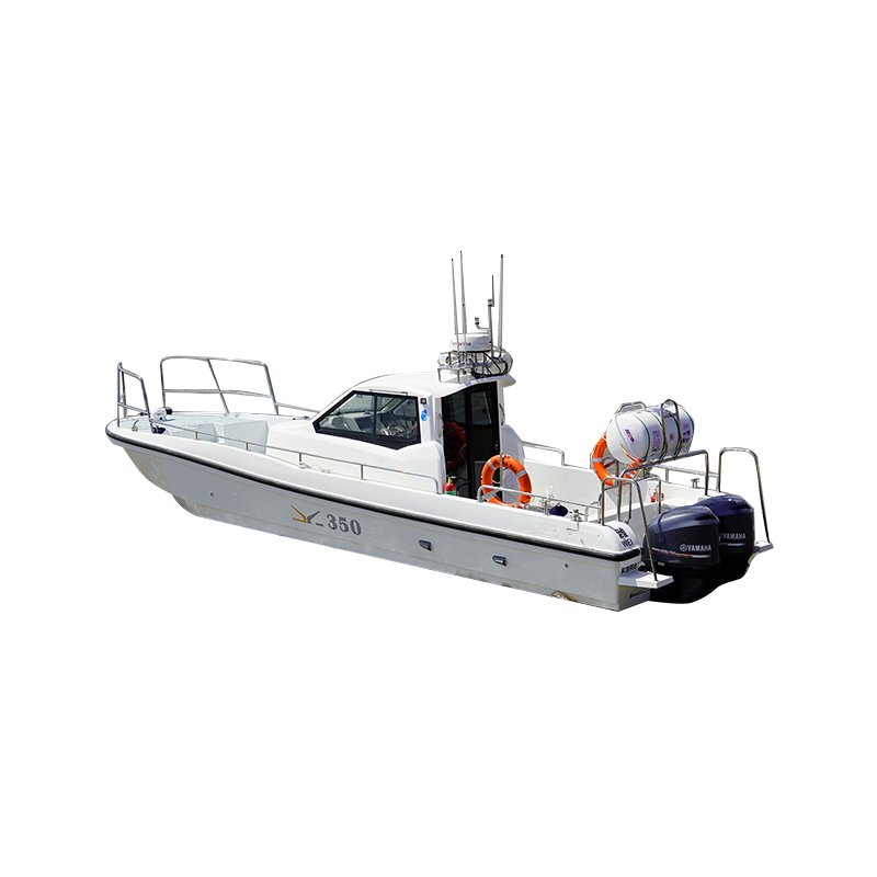 10.5m Fishing Boat Sport Yacht 34FT Aluminum Cabin Fishing Boat Twin Engine Fishing Boats China Factory Customized