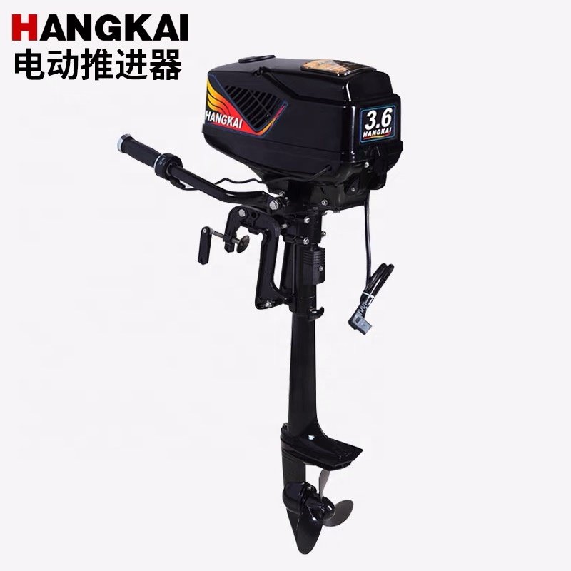 Long Shaft HANGKAI 3.6hp 48V DC Brushless Electric Boat Engine Outboard Motors Motor De Barco