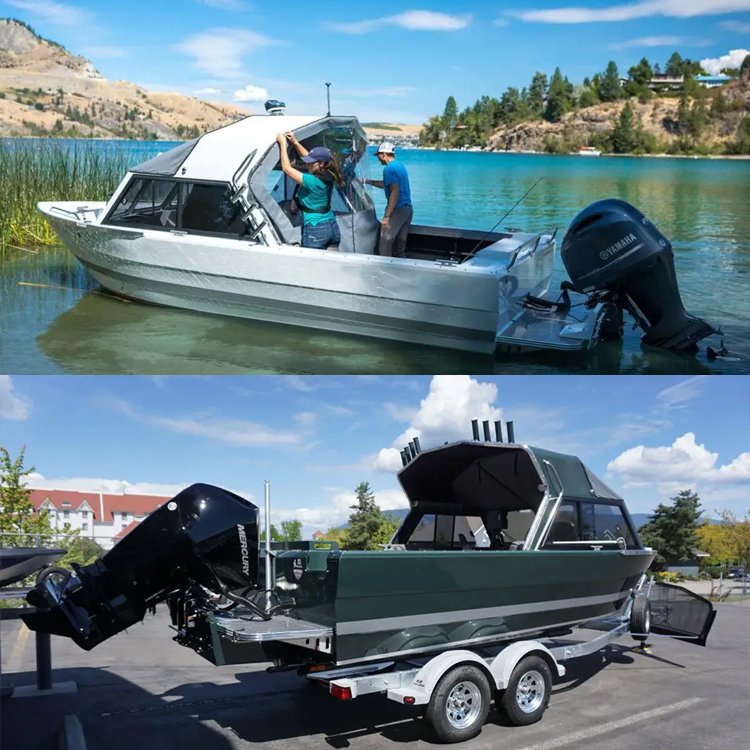 KinOcean New Condition Aluminum Outboard Engine Sport Fishing Boats Fishing Vessel