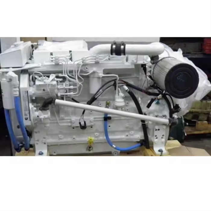 Low Price Cummins Small Boat Engine 6BT5.9-M120 Cumins Marine Engine with Advance Gear Box 120hp Fishing Boat Engine
